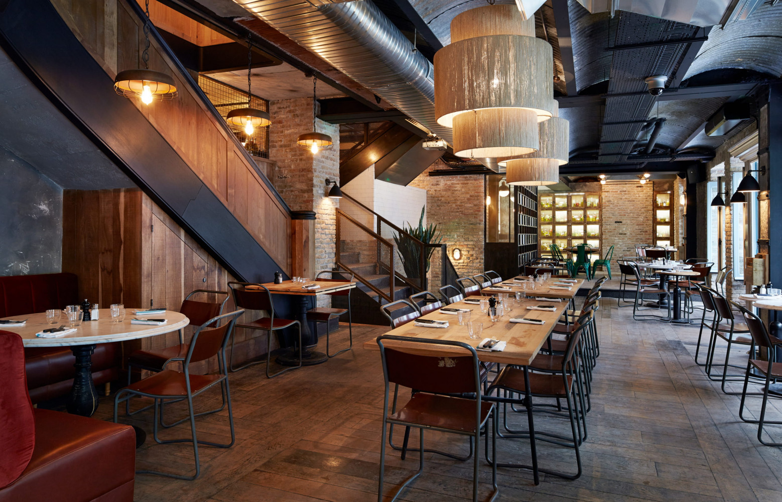 La salle principale laisse éclater le style Laura Gonzalez.