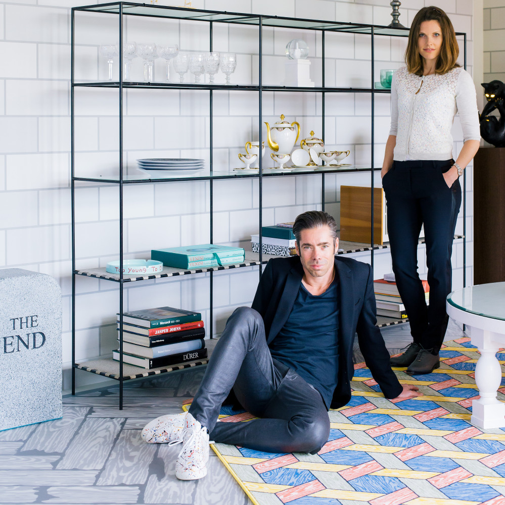 Job Smeets et Nynke Tynagel, les deux têtes pensantes de Studio Job qui ont conçu cet appartement.