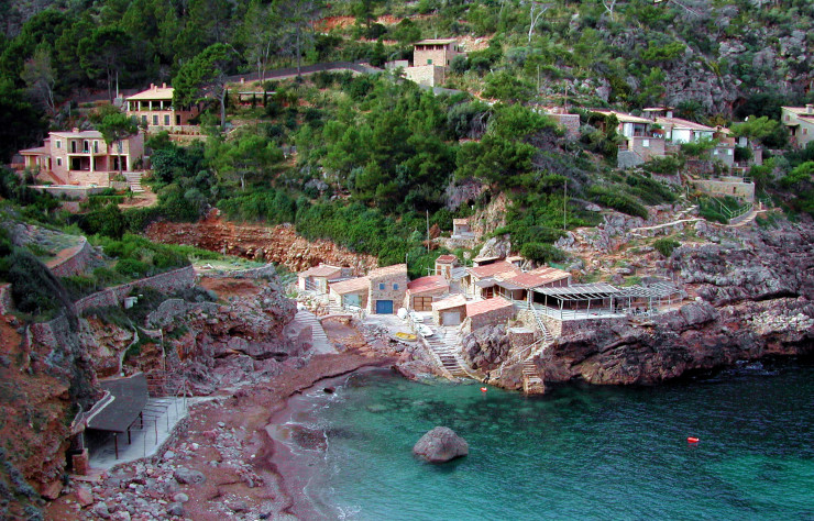 La crique de Deia, à Majorque.