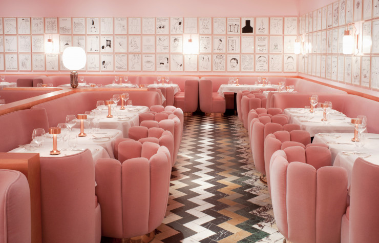 Le restaurant Sketch à Londres (2014).
