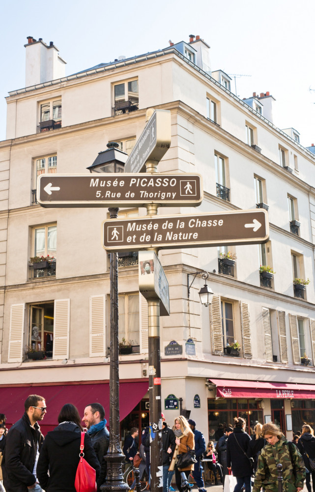 Au cœur du Marais.