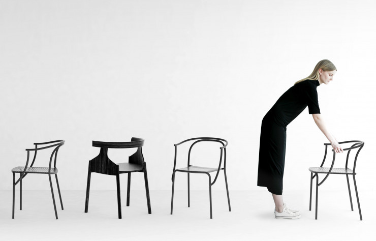 Chaises Howdoyoudo et Giardini de Björn Dahlström pour sa marque Articles.
