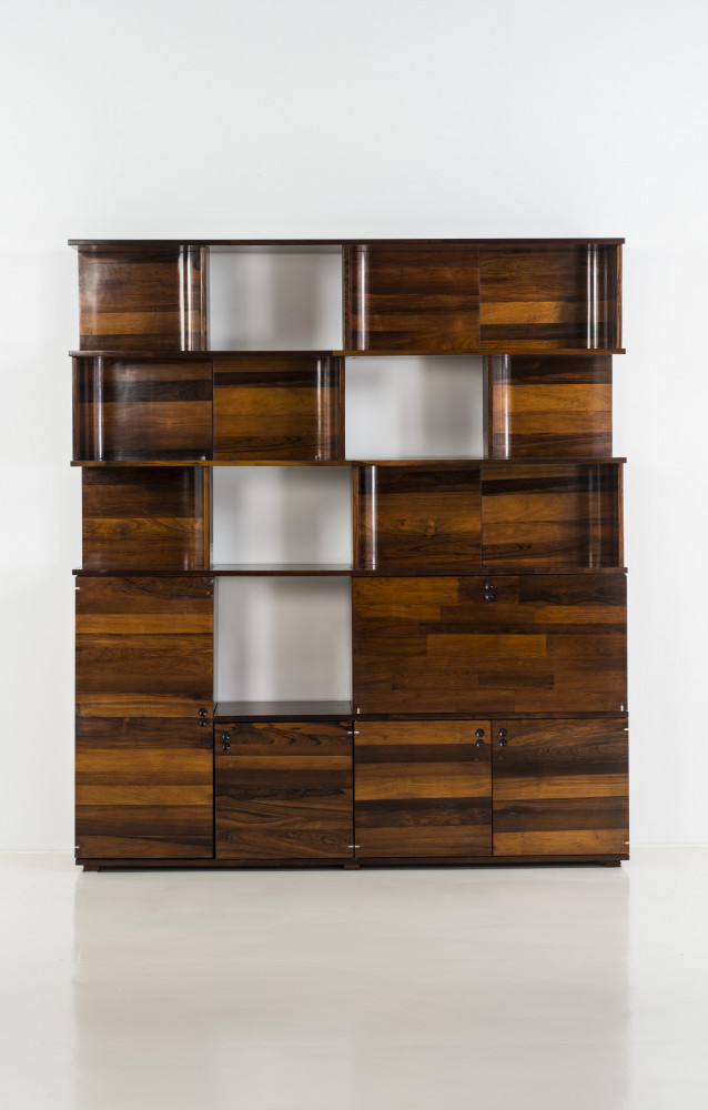 Etagère Estante Modular Taqueada de Jorge Zalszupin (années 1960).
