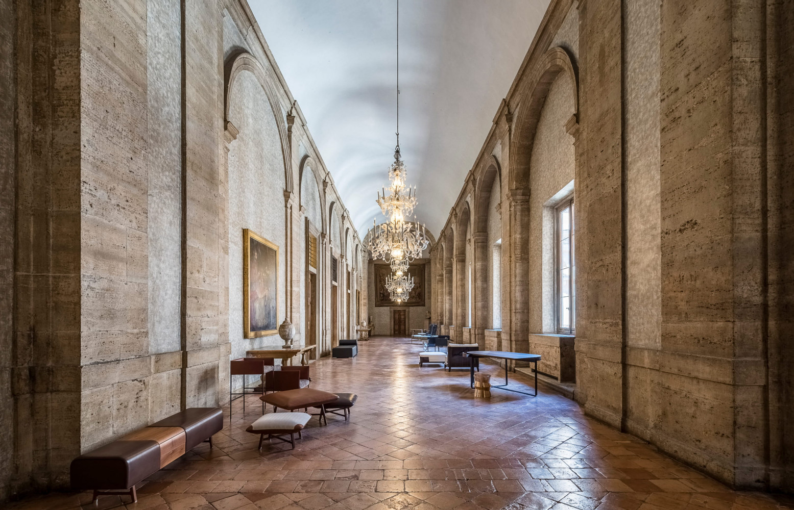 Vue générale de la galerie Murano.