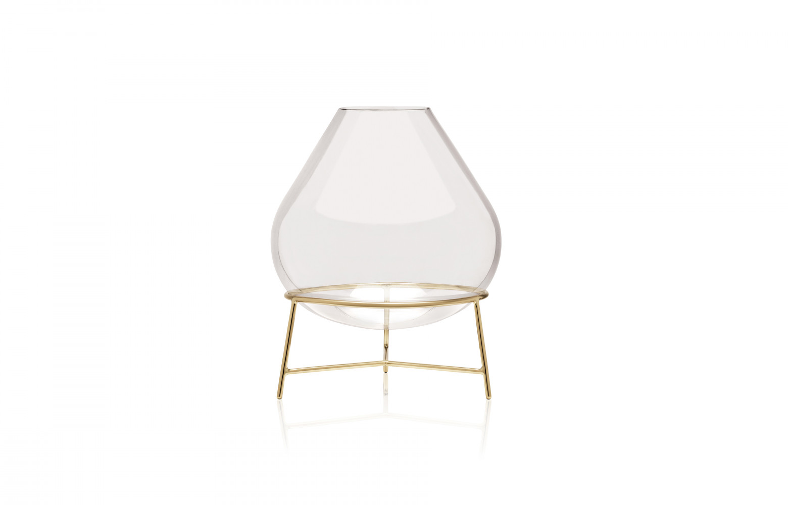 Cache-pot "Mush" en verre, design Jader Almeida pour Sollos (prix sur demande).