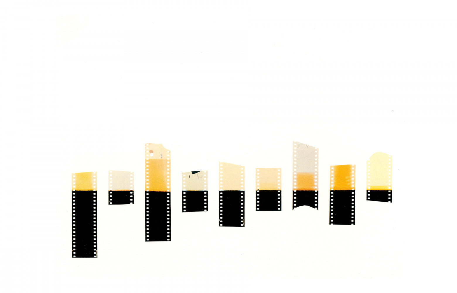 "Landscape Epiphanies" de Timm Ulrichs (1972-1987).