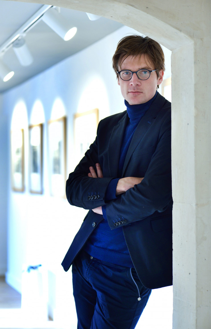 Alexandre de Metz, cofondateur de YellowKorner, à La Hune.