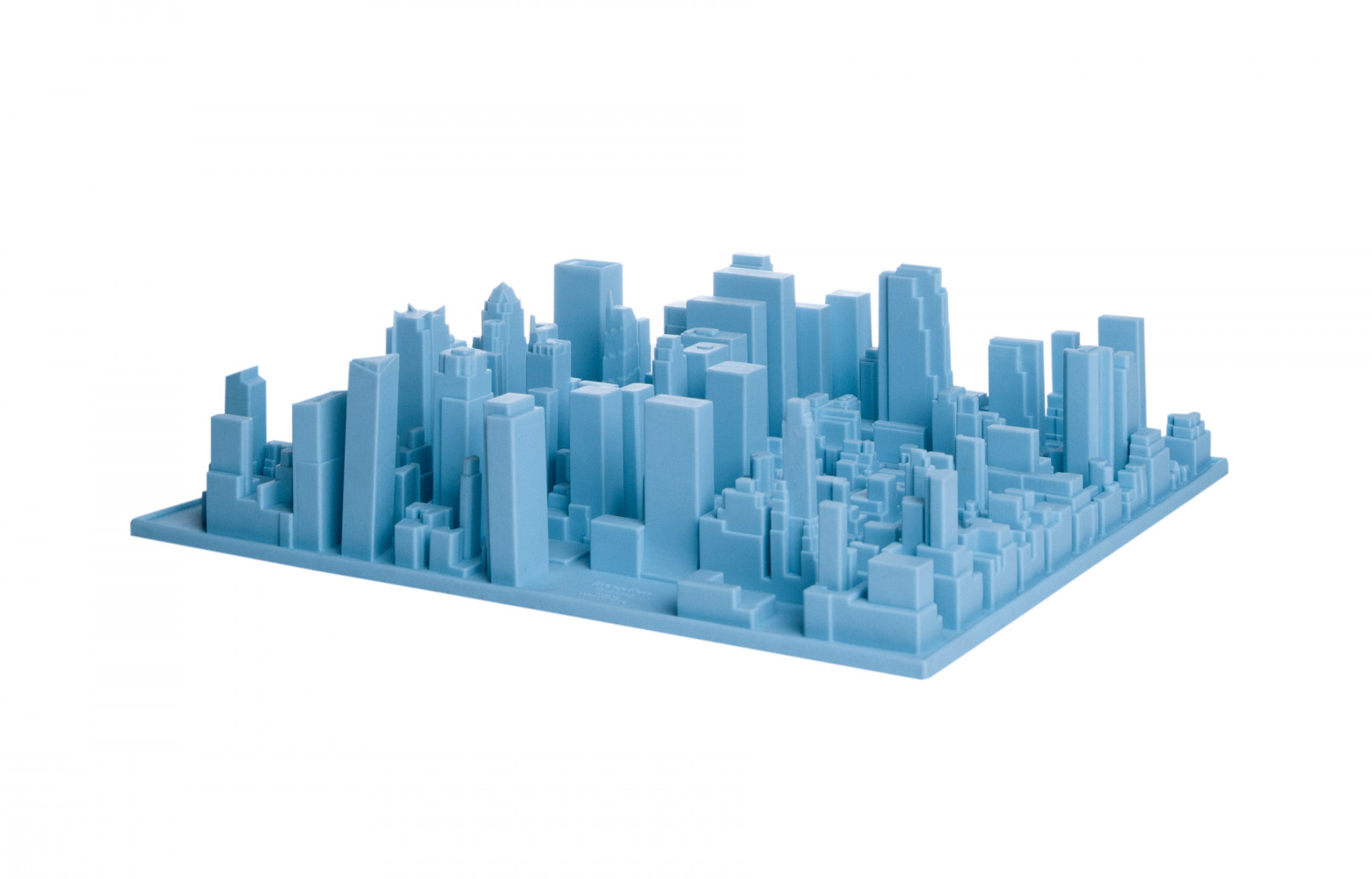 Égouttoir/trieur « Inception » représentant un quartier new-yorkais, en plastique, design Luca Nichetto, Seletti.