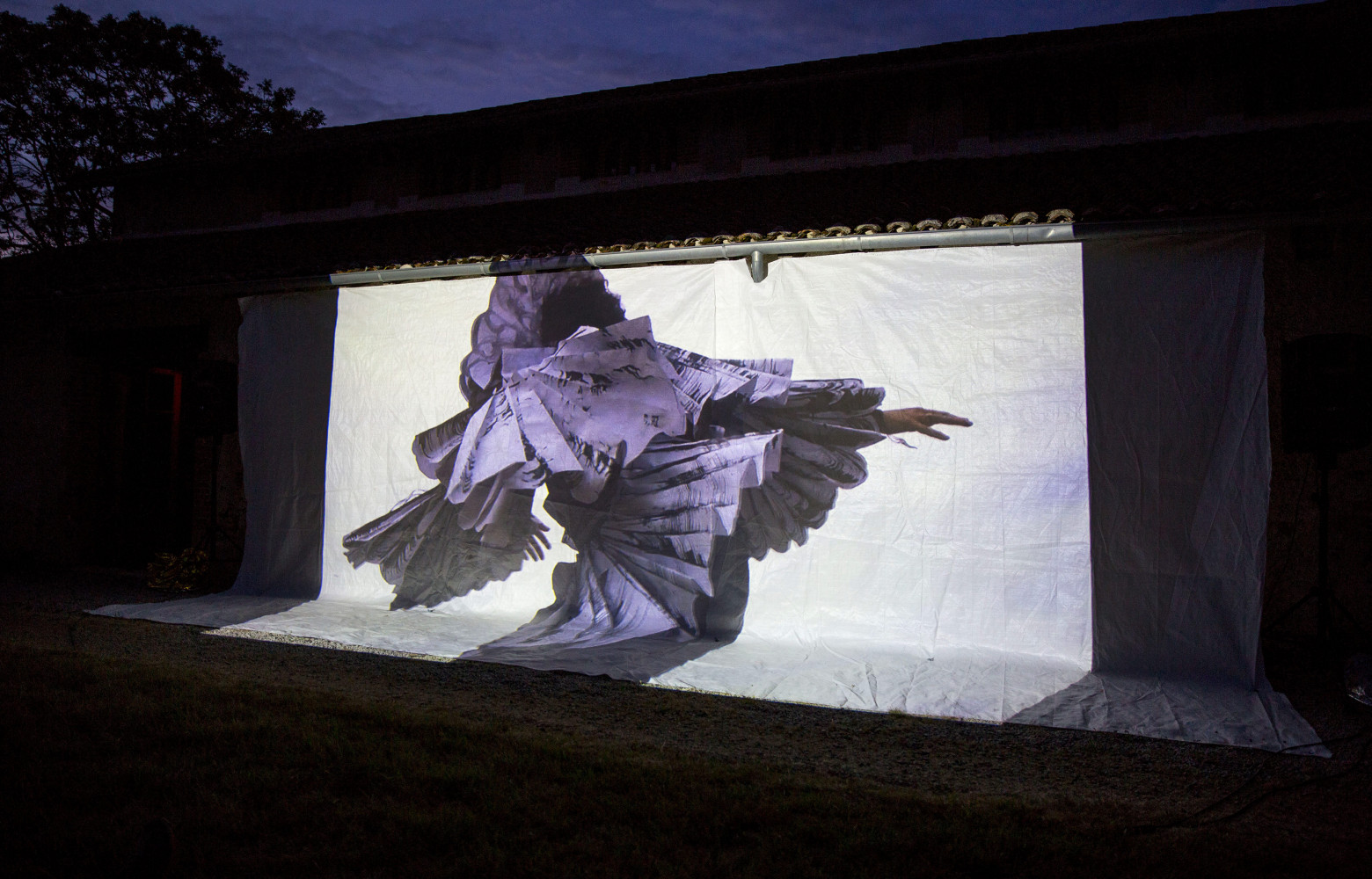 La performance audiovisuelle très poétique de cette parade nuptiale revisitée.