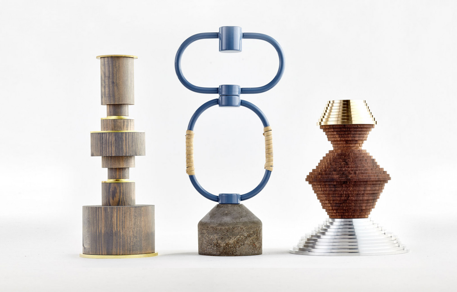 Les bougeoirs de la Suédoise Petra Lilja.