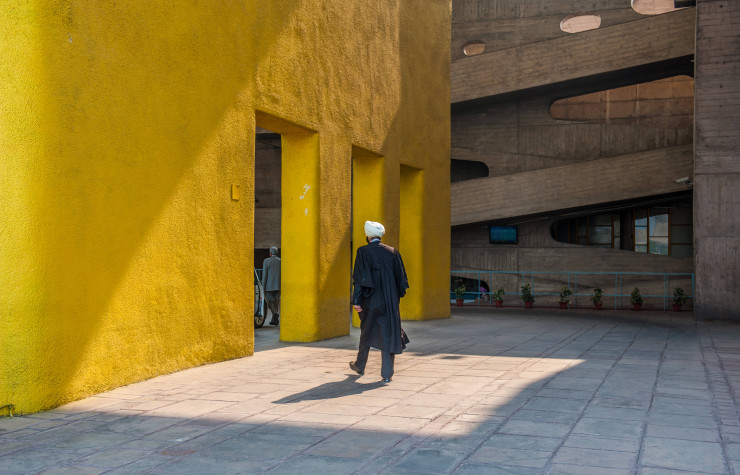Le Complexe du Capitole signé Le Corbusier et Pierre Jeanneret à Chandigarh (Inde).