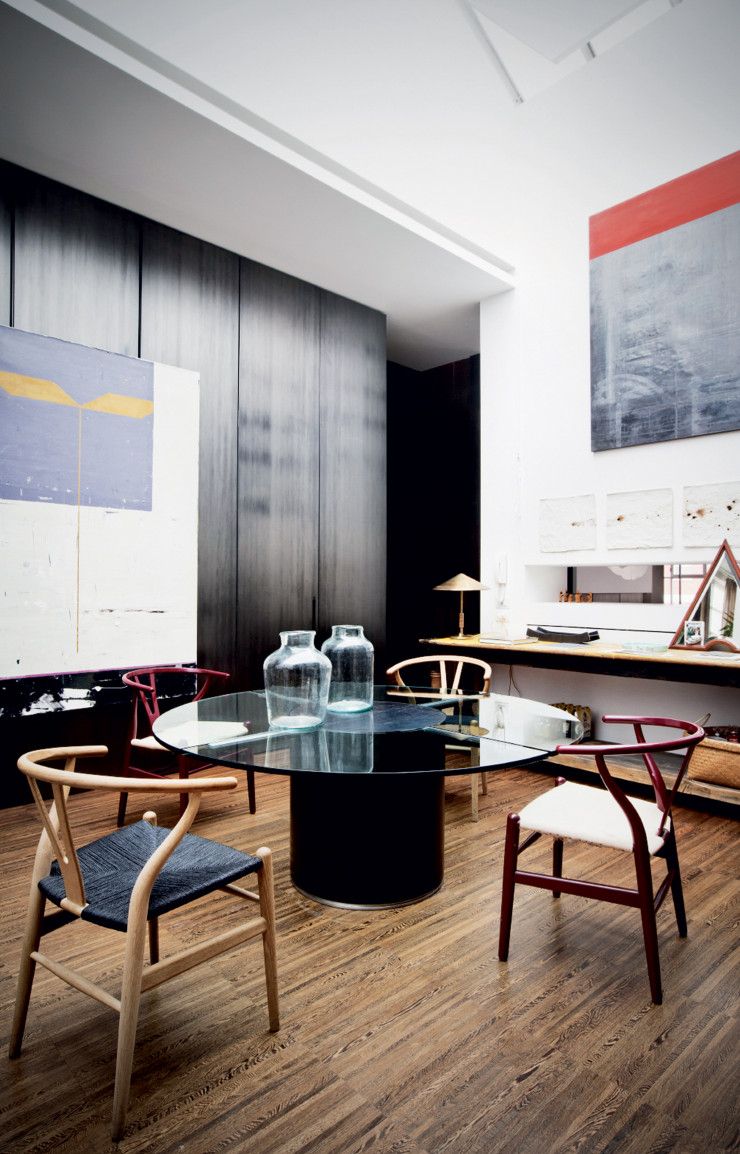 Les chaises CH24 dites Wishbone de Hans Wegner (Carl Hansen).