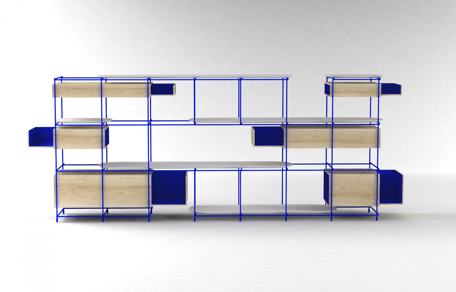 Aperçu du Cabinet de curiosités une fois assemblé.