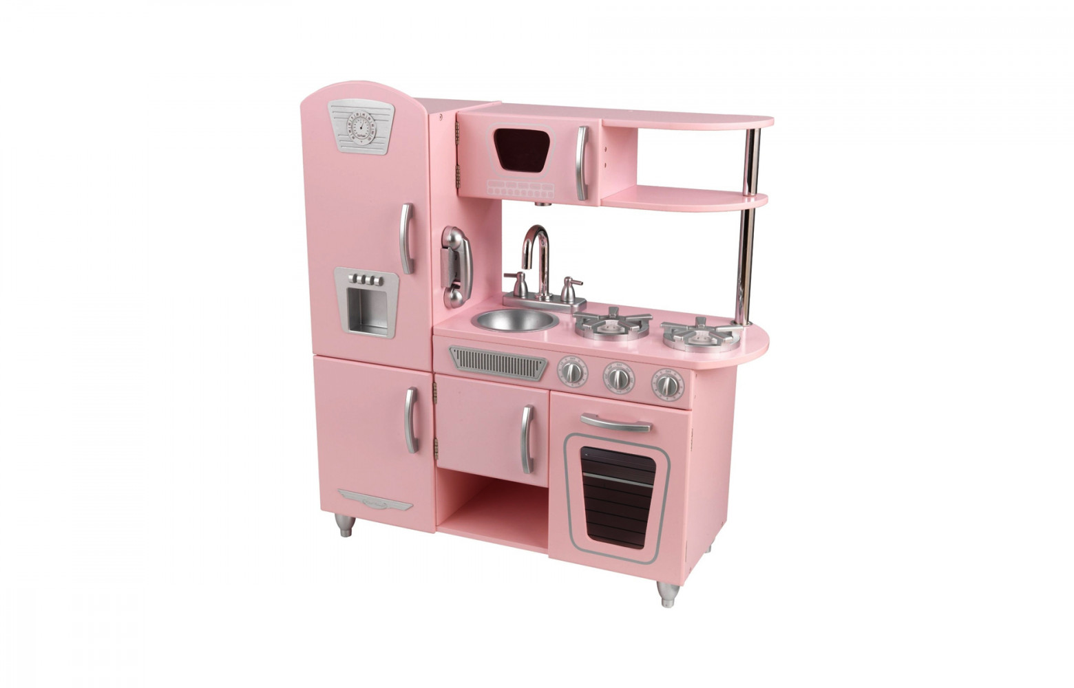 Cuisine vintage fabriquée en bois, utilisation dès 3 ans, 160 €. Kidkraft chez Twenga.