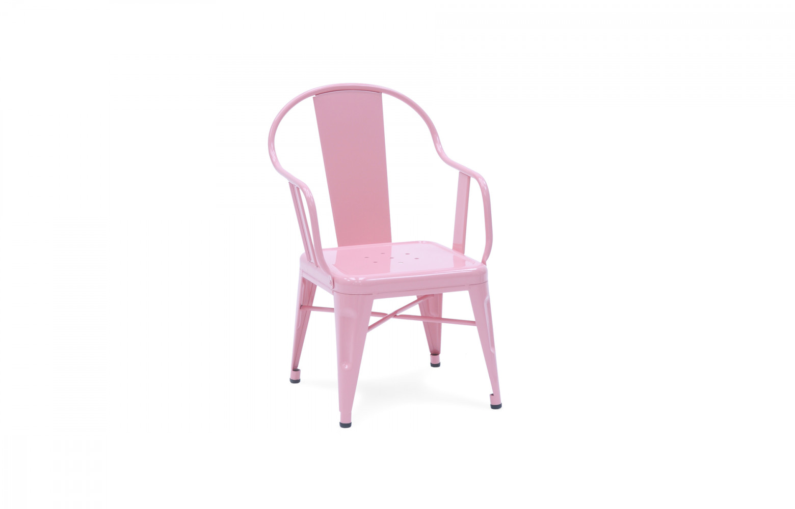 Fauteuil enfant Mouette, en tôle laquée, design Xavier Pauchard, à partir de 185 €. Tolix.