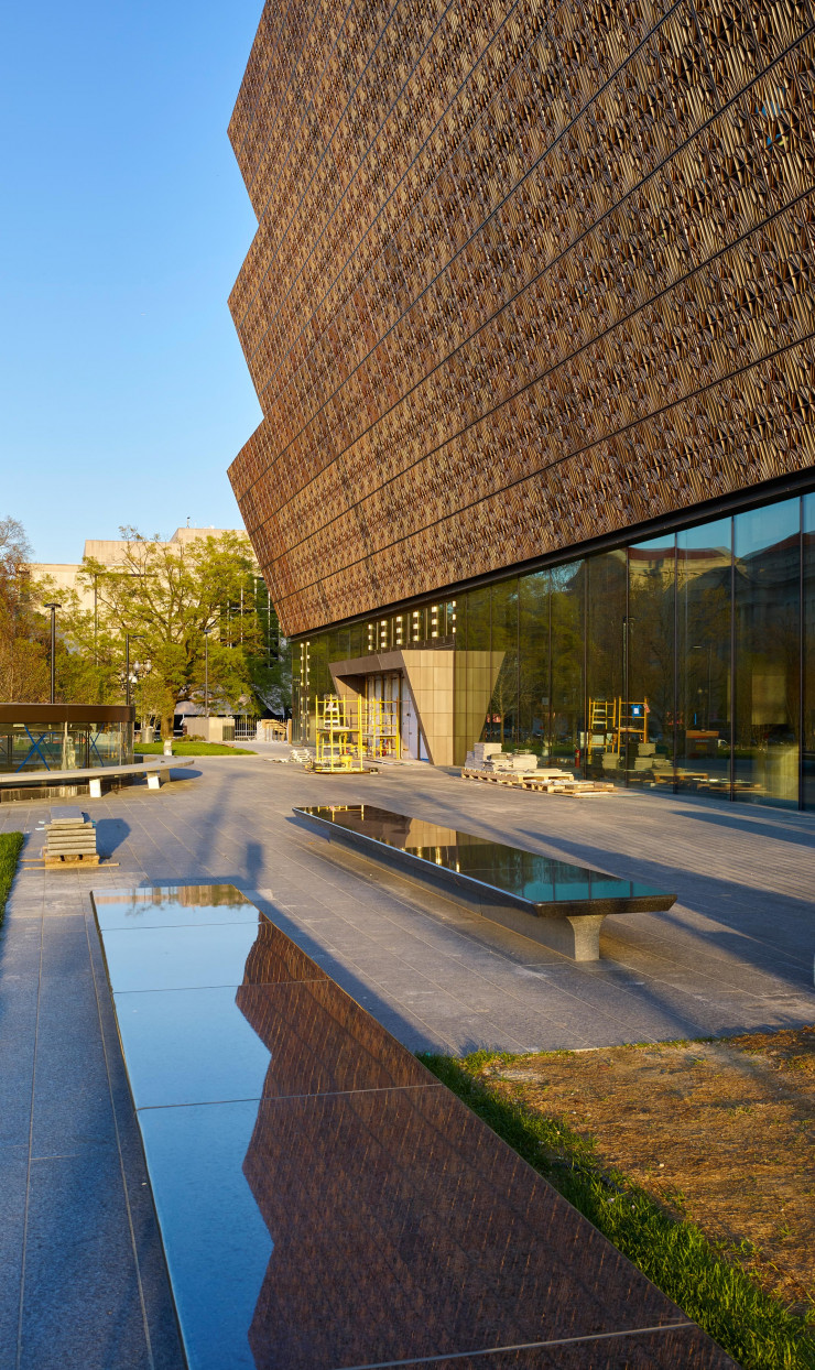 Jeux de réflexion au National Museum of African American History & Culture à Washington.