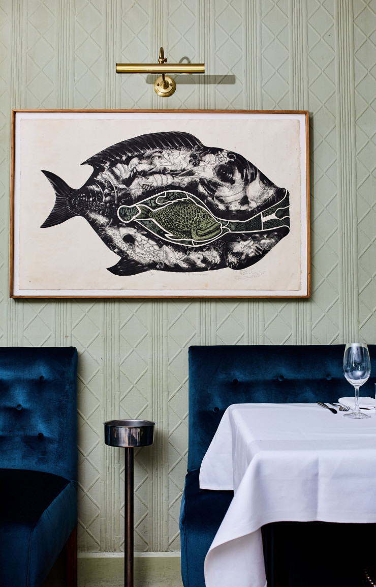 L’ancienne Gazzetta met la barre un peu plus haut avec Tondo. Un décor rafraîchi par l’architecte Marcelo Joulia dans une veine Art déco, en marbre bistrot, banquettes et blancs nappages, avec un effort notoire sur l’acoustique et la lumière.