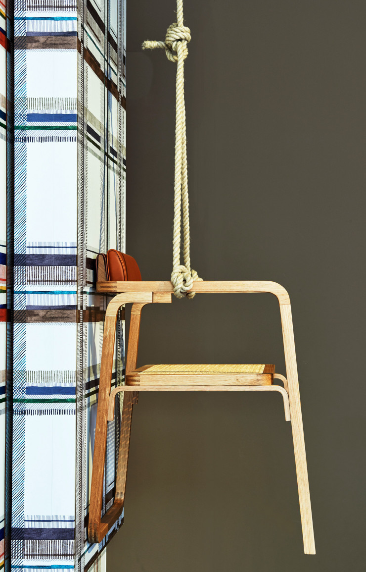 La version Hermès de la chaise Oria de Rafael Moneo.