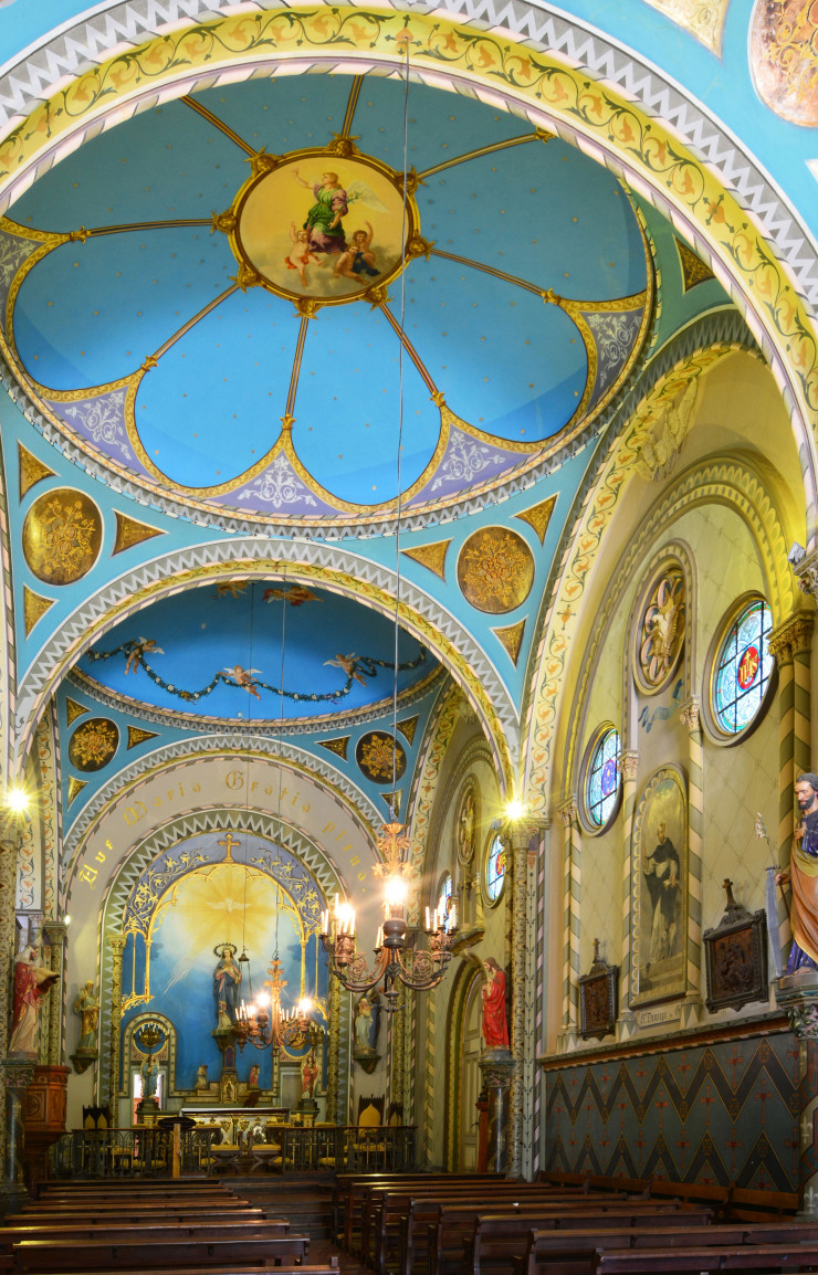 La chapelle du domaine viticole de Santa Rita est classée aux monuments historiques chiliens.