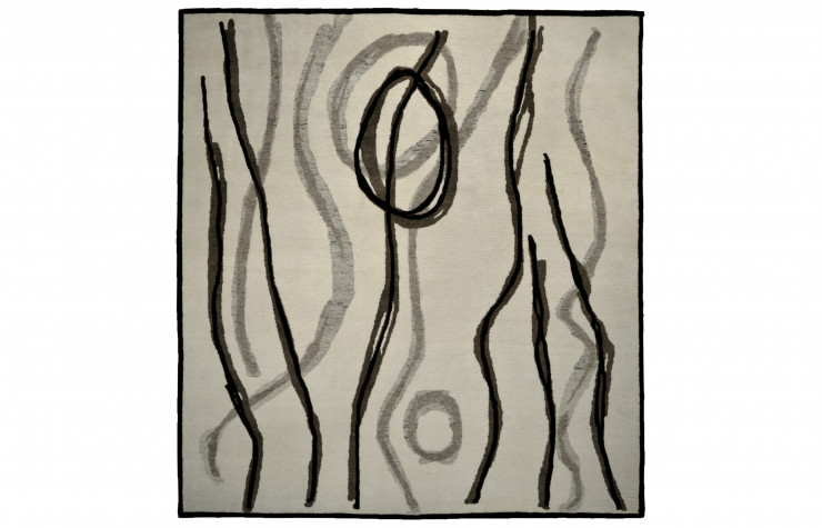 Tapis « ABS 11 01 », collection « Abstraction brute », Dirune.