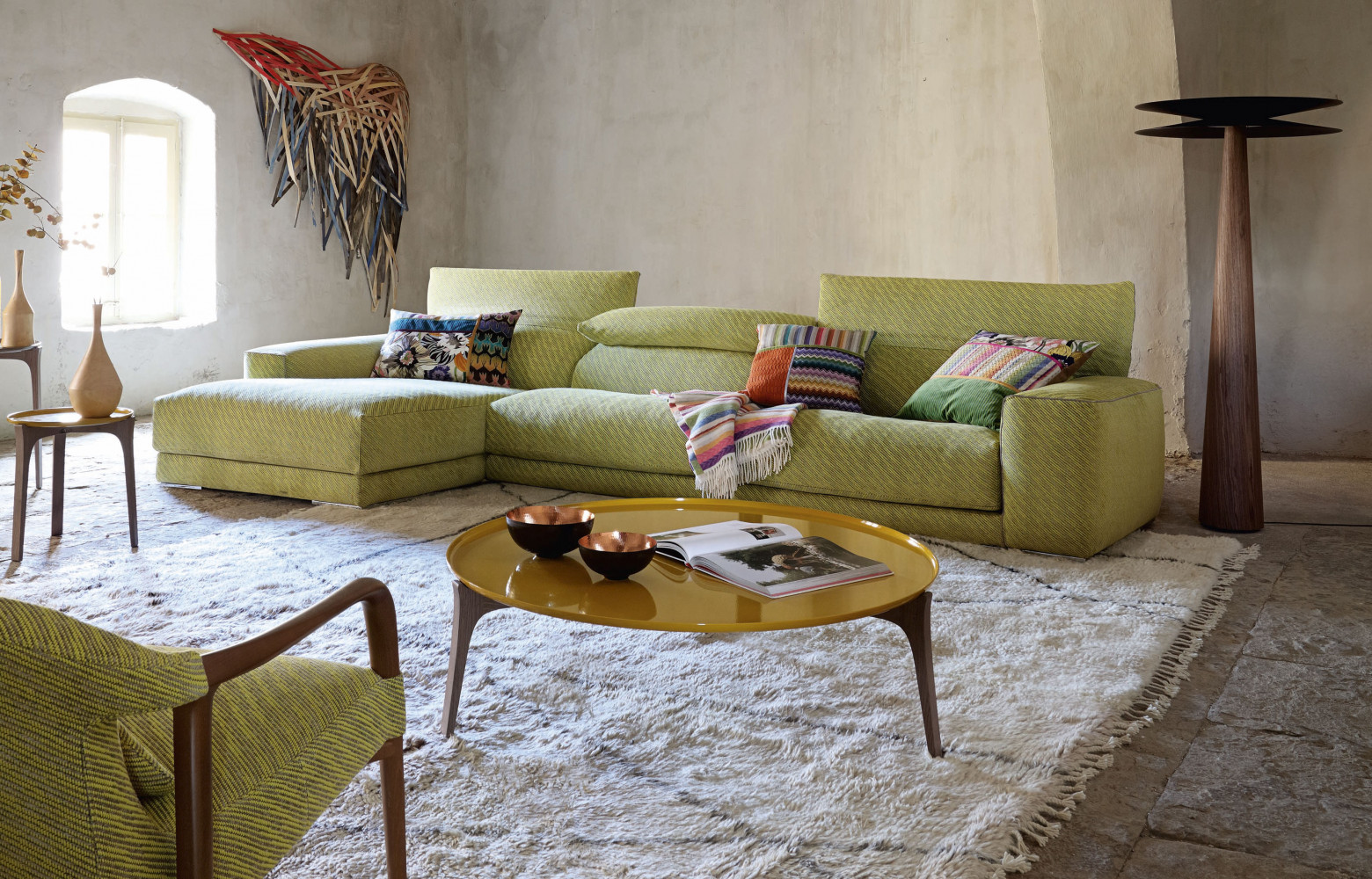 Canapé d'angle « Upside », design Giorgio Soressi, 6 952 €. Roche Bobois.