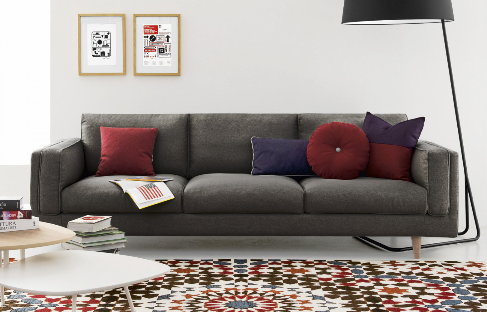 Canapé « Metro », design Bernhardt & Vella, Calligaris.