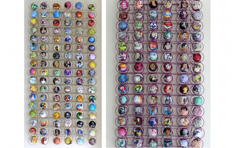 Icônes de la pop culture, slogans tapageurs ou simples boules de couleurs : DoubleYou se sert de ce qui l’entoure pour donner à ses œuvres une allure intemporelle et lumineuse.