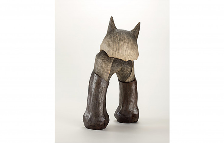 Cette oeuvre en céramique de Christine Coste s’intitule « Corpusgraphie 2 » et voit le jour en 2013.21x 26 x 53 cm