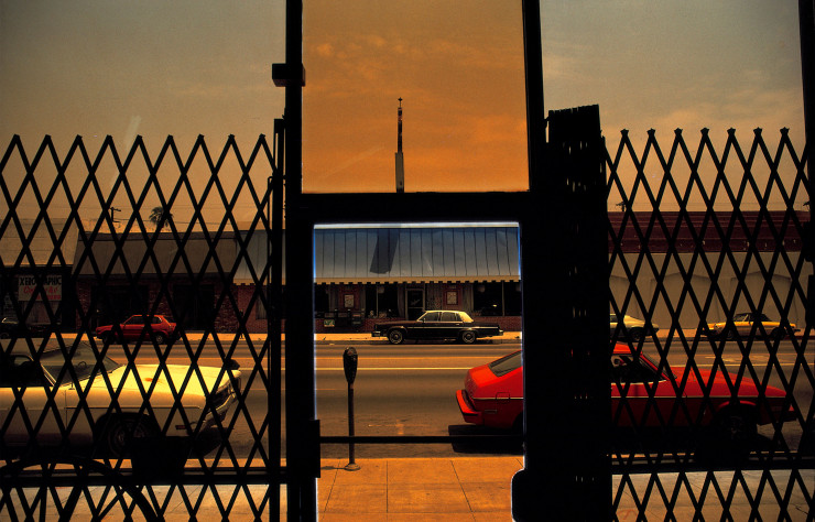 « Los Angeles, California USA » (1982) de Harry Gruyaert. Galerie Fifty One.