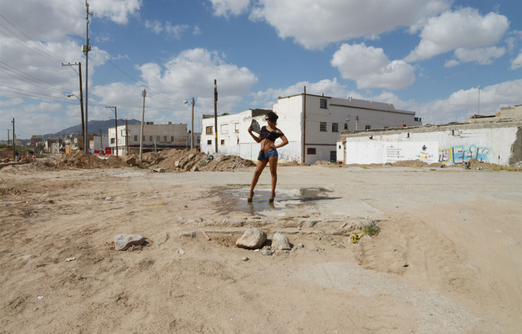« Pista de Baile » (2016) de Teresa Margolles. Galerie Mor Charpentier.