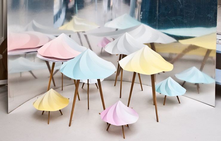 Maquette de la lampe « Chantilly » (2013, Moustache).