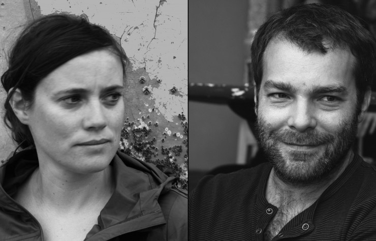 Rozenn Duley et Grégory Dubu, de A-mar Paysage et Urbanisme.