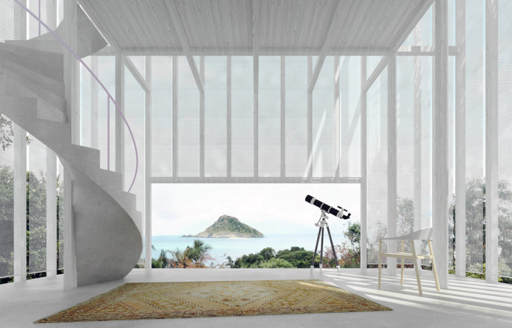 Maison à Kangouni, sur l’île de Mohéli, aux Comores (projet en cours).