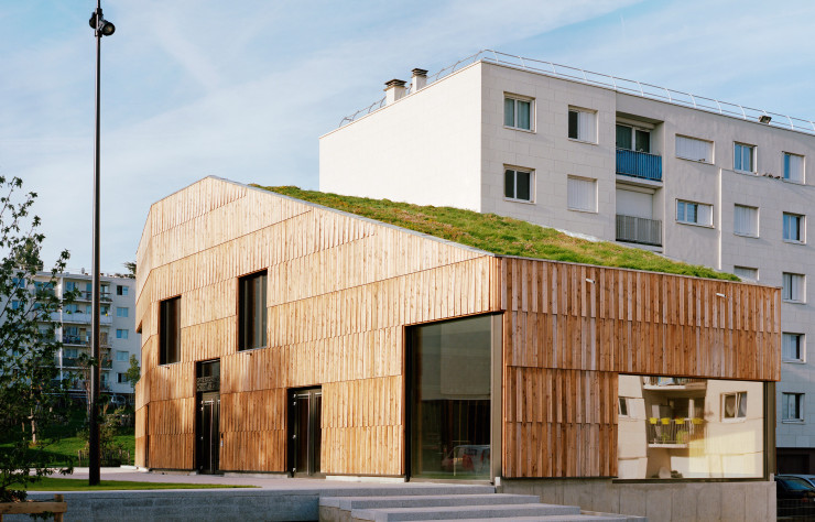 Centre socioculturel Christian-Marin à Limeil-Brévannes, dans le Val-de-Marne (2015).
