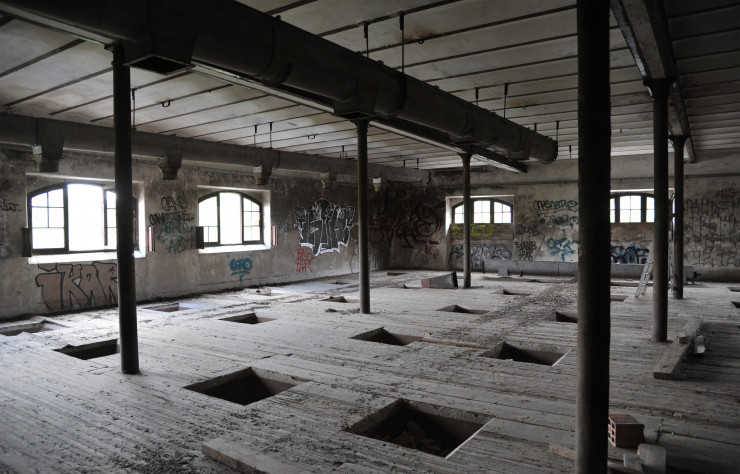 Ancienne malterie à Ris-Orangis, dans l’Essonne (2013).