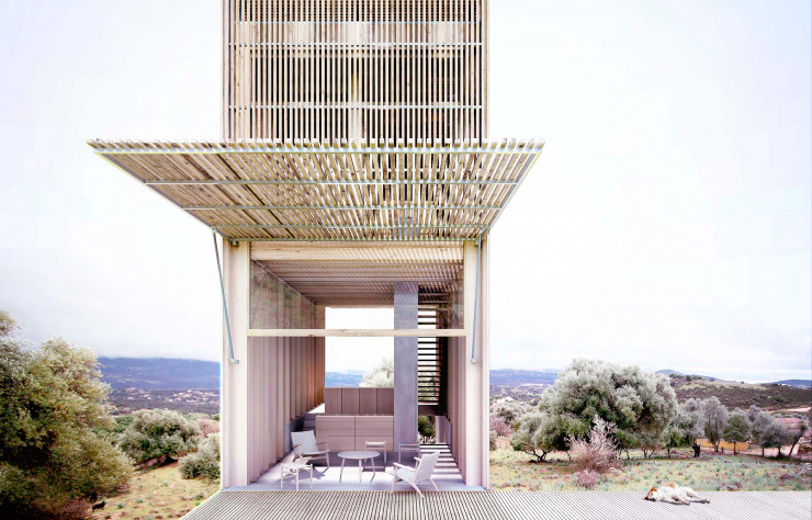 Maison à Alata, en Corse.