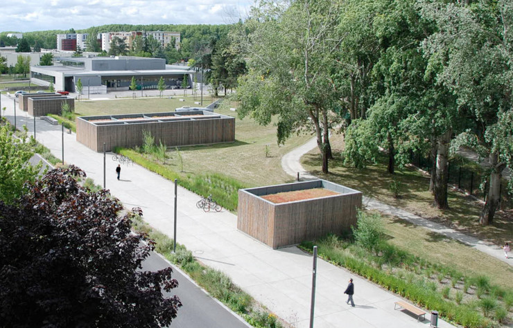 Club d’aviron sur le campus de l’ISAE, à Toulouse (2014).
