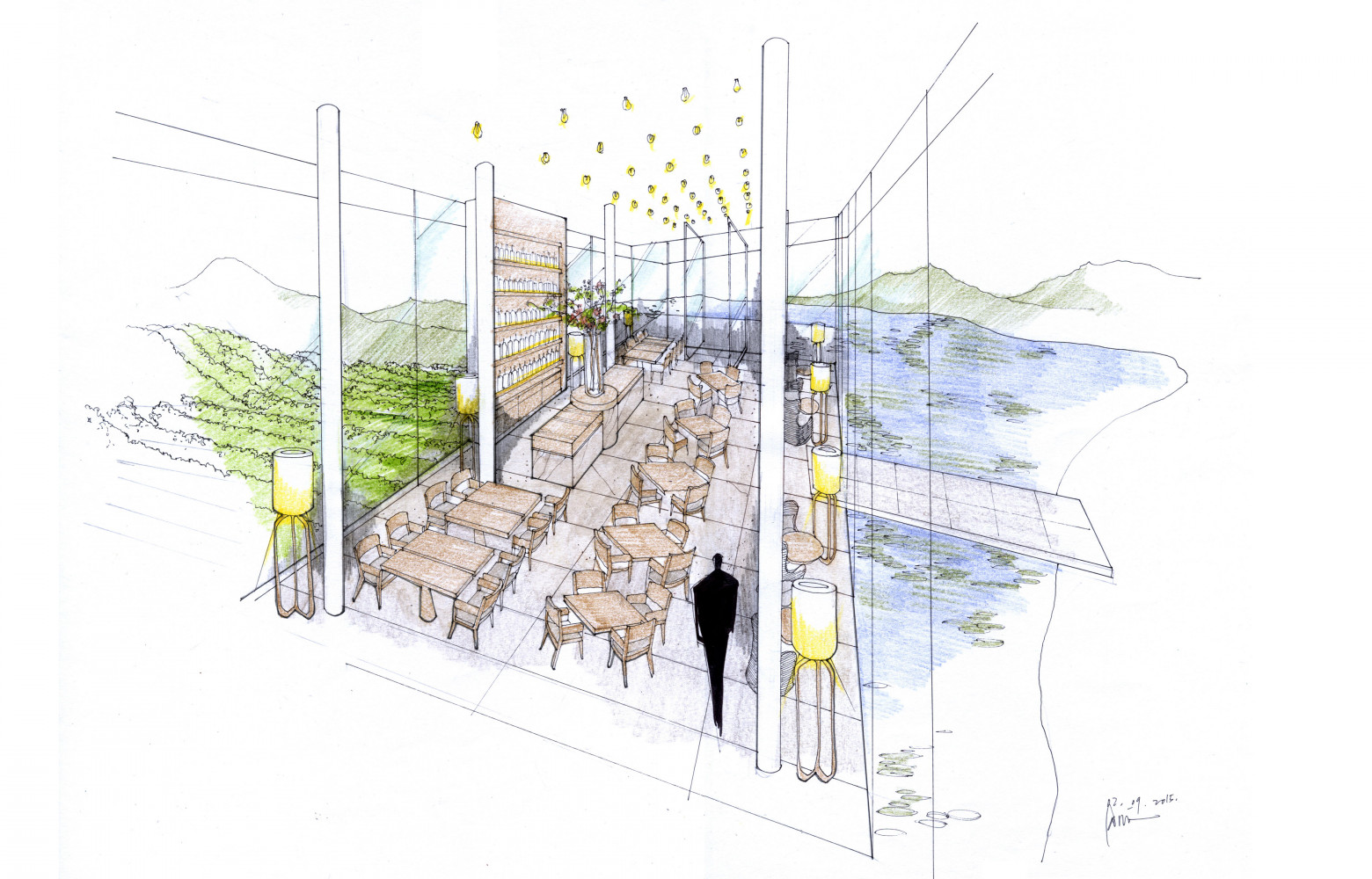 Villa La Coste, Le Puy-Sainte-Réparade, 2016. Dans cet hôtel ouvert cet été, André Fu s’est émancipé du...