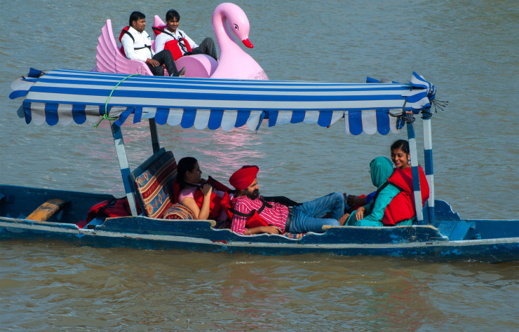 Sukhana Lake, une réserve d’eau naturelle pensée par Le Corbusier, est la base récréative préférée de la population aujourd’hui encore.