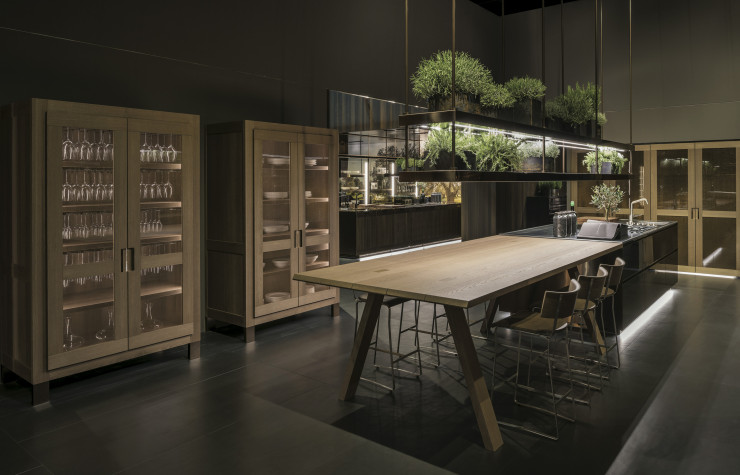 Cuisine « Principia », d’Arclinea, est le nouvel opus signé Antonio Citterio.