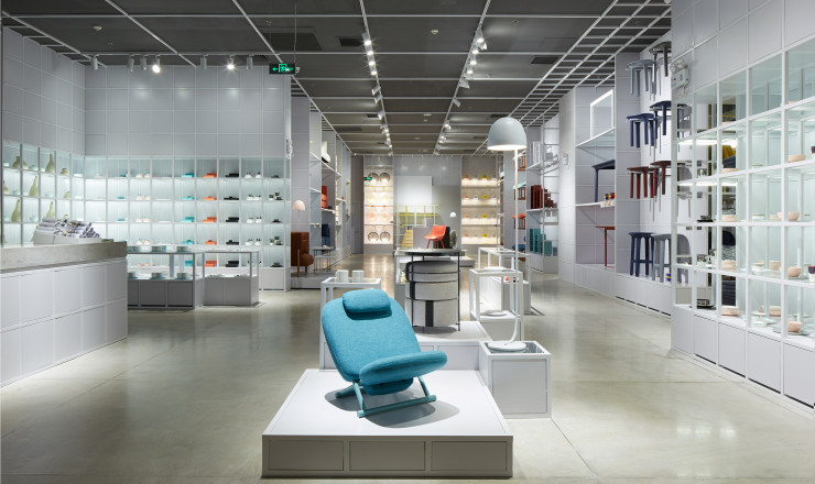 Le showroom pékinois de l’éditeur chinois ZaoZuo pensé par Luca Nichetto.