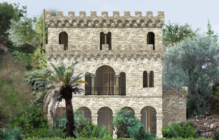Le château comme l’avait imaginé Constance Guisset avant les travaux… le résultat était très proche.