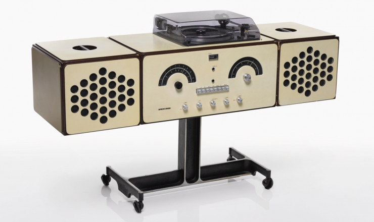 Chaîne hi-fi rr226 d’Achille et Piergiacomo Castiglioni (Brionvega, 1966).