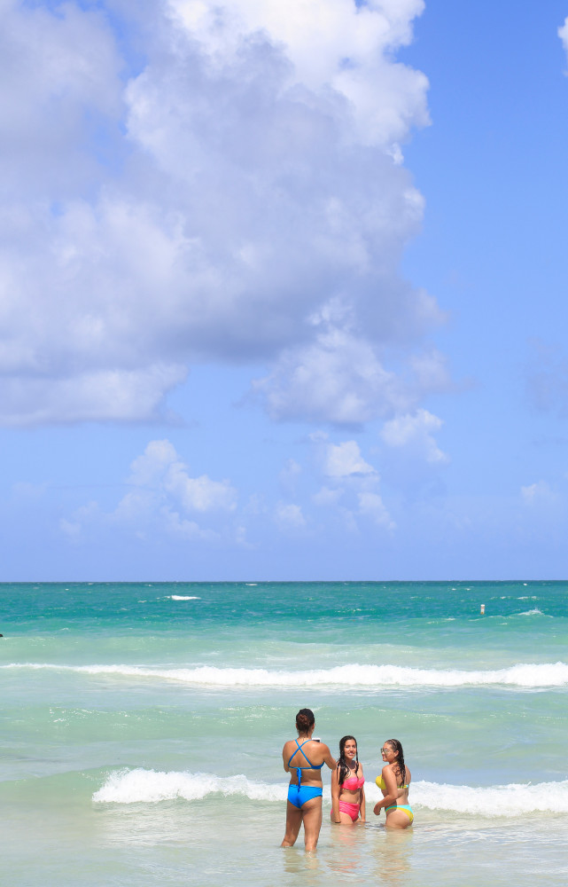 À Miami Beach.