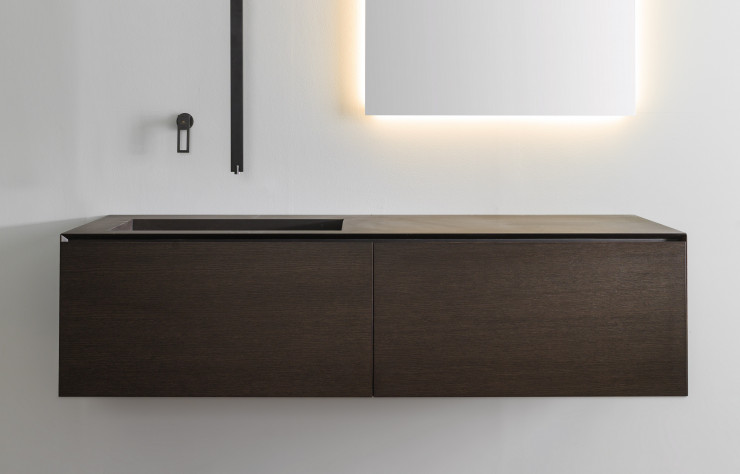 Elements de salle de bains, collection « Minim », Porcelanosa.