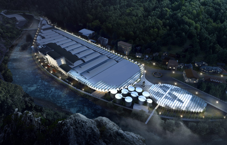 Entre répétition et variation, les portiques de BIG assurent la liaison des espaces.