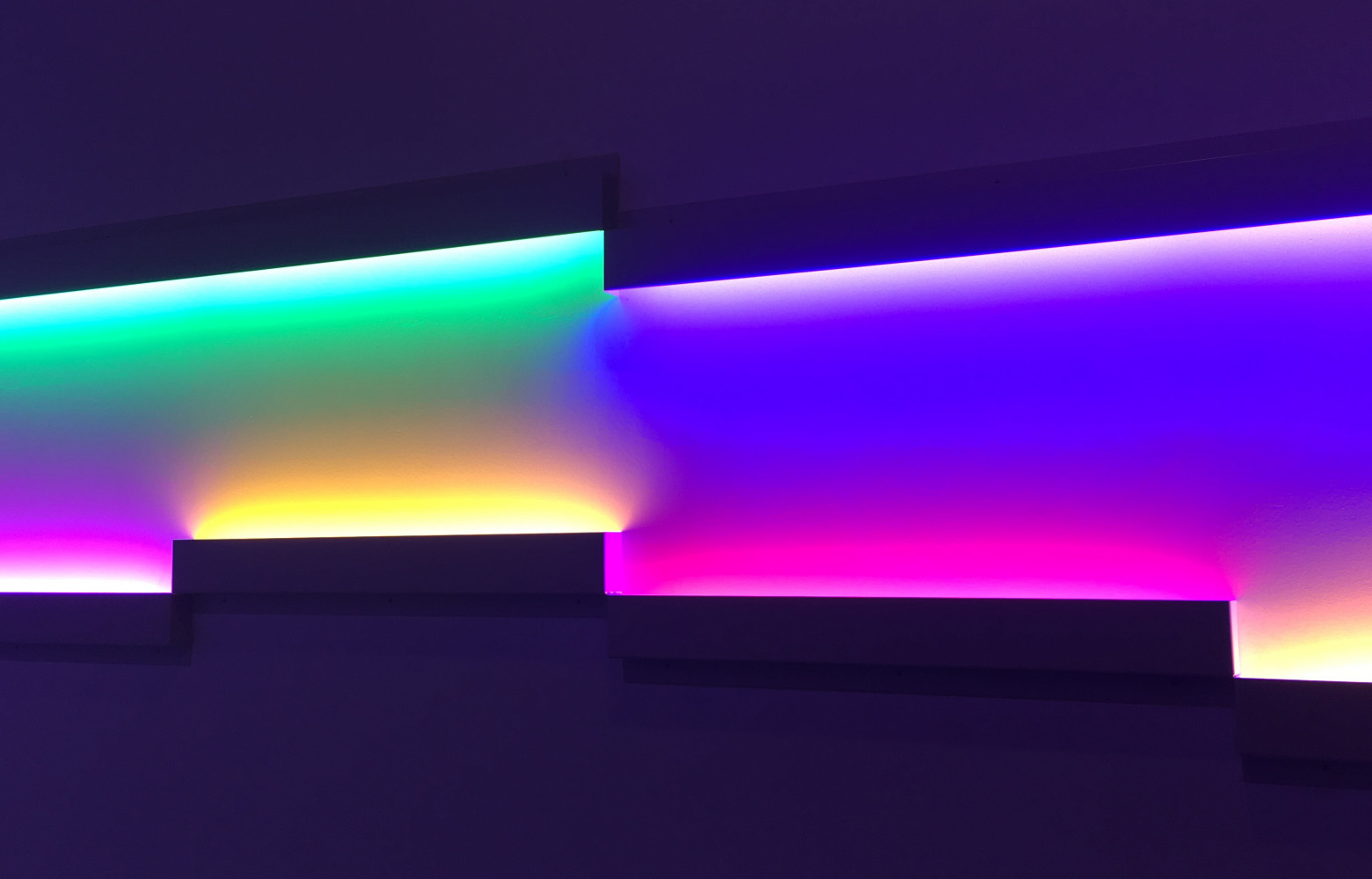 Installation lumineuse de WANG Yi.