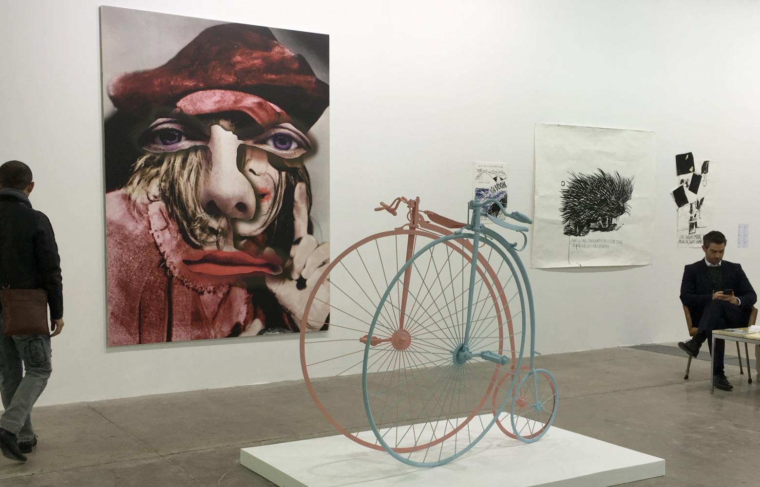 Œuvres d'Urs Fischer (Sadie Coles HQ, Londres).