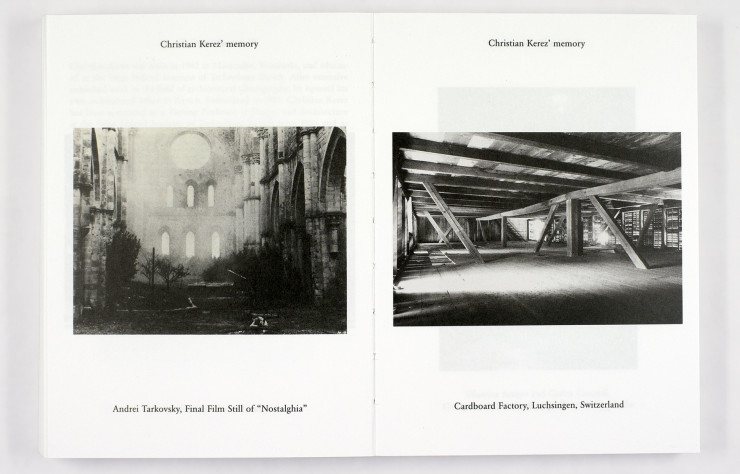 « The Images of Architects » de Valerio Olgiati (2015).