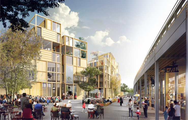 Le projet du Triangle Eole Evangile du collectif AJAP14 pour « Réinventer Paris ».
